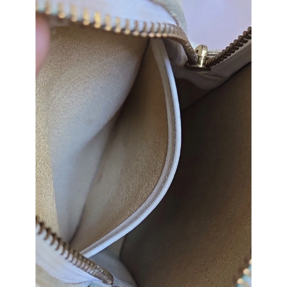 Coach Vintage White Leather Camera Crossbody Bag 1996 USA Made